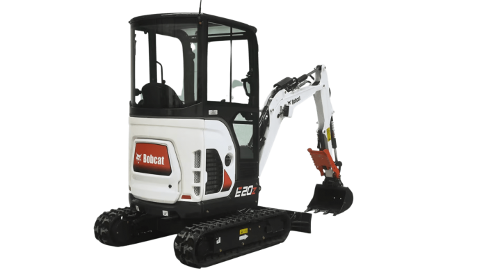 Bobcat E20 Enclosed Cab Mini Excavator rental