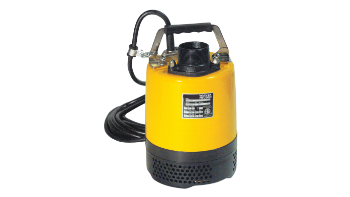 Wacker Neuson 2 Inch Submersible Utility Water Pump, 3744 GPH, 2/3 HP, 110V/60HZ : 002