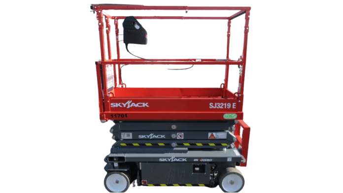 SkyJack SJ3219E Scissor Lift – 19' Electric Work Platform Rental