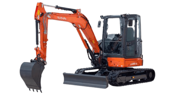 Kubota U48 Compact Excavator Rental