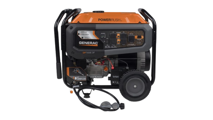 Genrac GP7500E Dual Fuel Portable Generator Rental