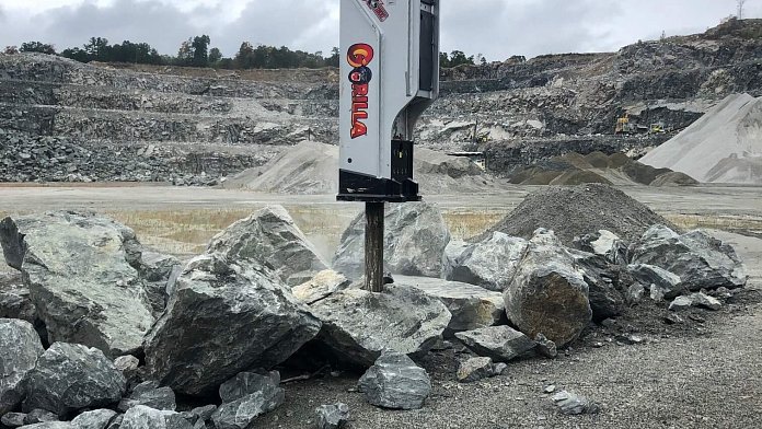 Hydraulic Gorilla Rock Hammer GX155/GXS155- 10,000 lb Rental