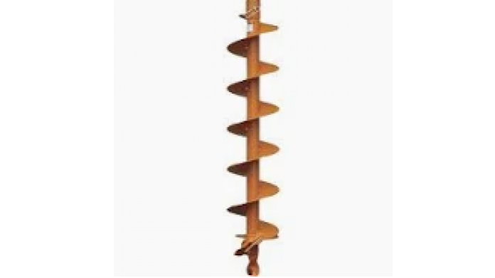 BravePro Earth Auger Bit &mdash; 10 in &times; 36 in, 1-3/8 in Hex Drive