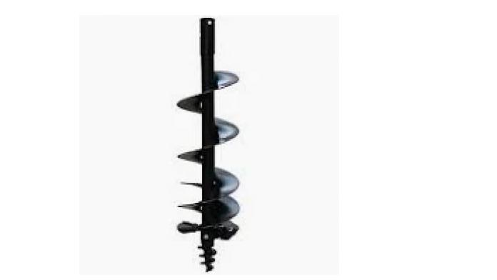 BravePro Earth Auger Bit &mdash; 12 in &times; 36 in, 1-3/8 in Hex Drive