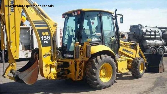 Backhoe/loader Rental - Komatsu WP156 